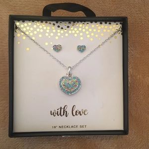 necklace and earring set